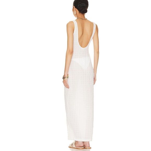 NWT Lovers & Friends LAGUNA BAY MAXI DRESS White Revolve Large - Picture 5 of 13